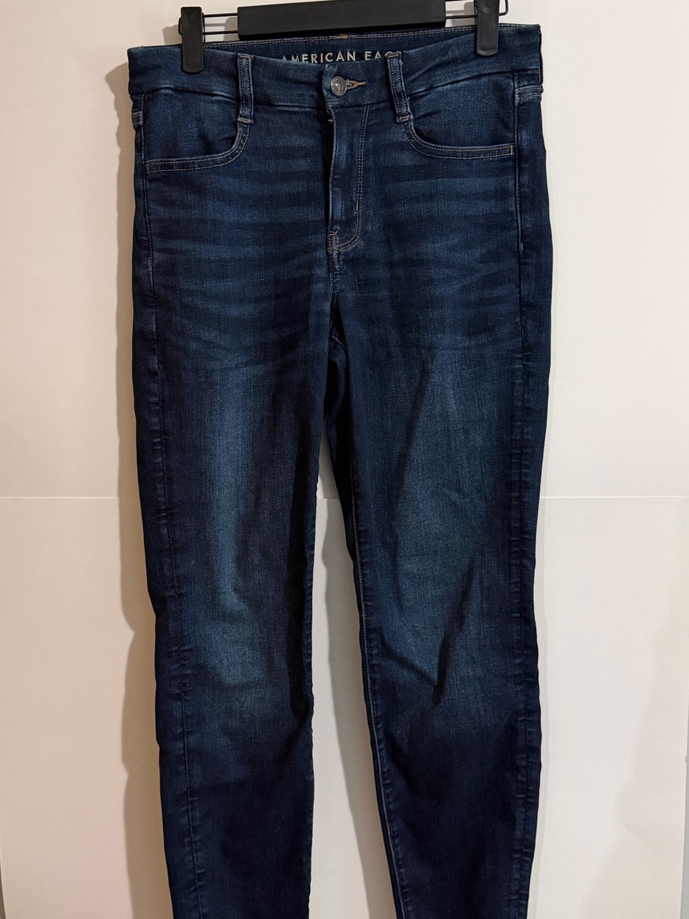 American Eagle Outfitters Navy Wash Skinny Jeans - Women's